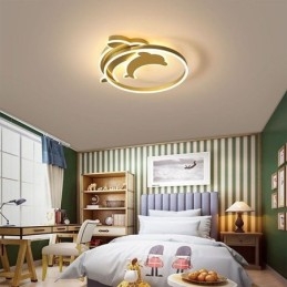 Plafoniera a filo Gold Dolphin