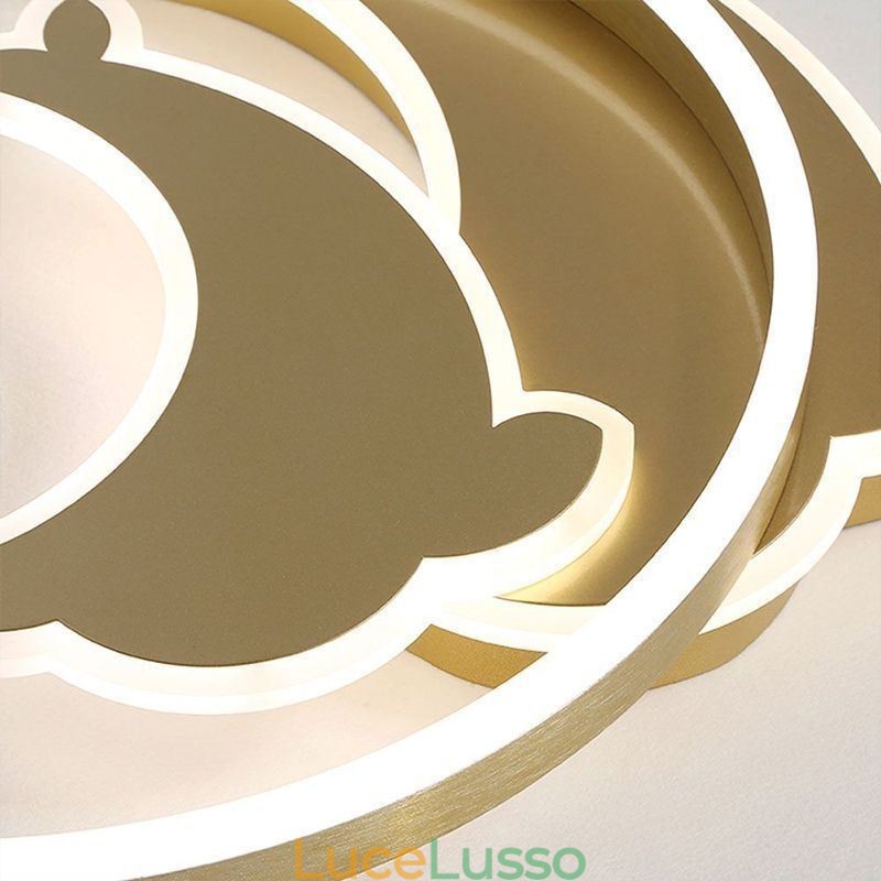 Plafoniera a filo Gold Dolphin