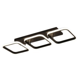 Plafoniera moderna minimalista con cornice quadrata in acrilico da montare a filo