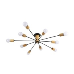 Lampadario moderno a filo con rami di legno Magic Beans