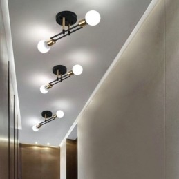 Semplice lampada da soffitto a filo con incrocio Magic Beans