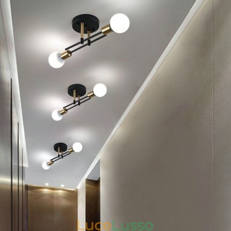 Semplice lampada da soffitto a filo con incrocio Magic Beans Semplice lampada da soffitto a filo con incrocio Magic Beans