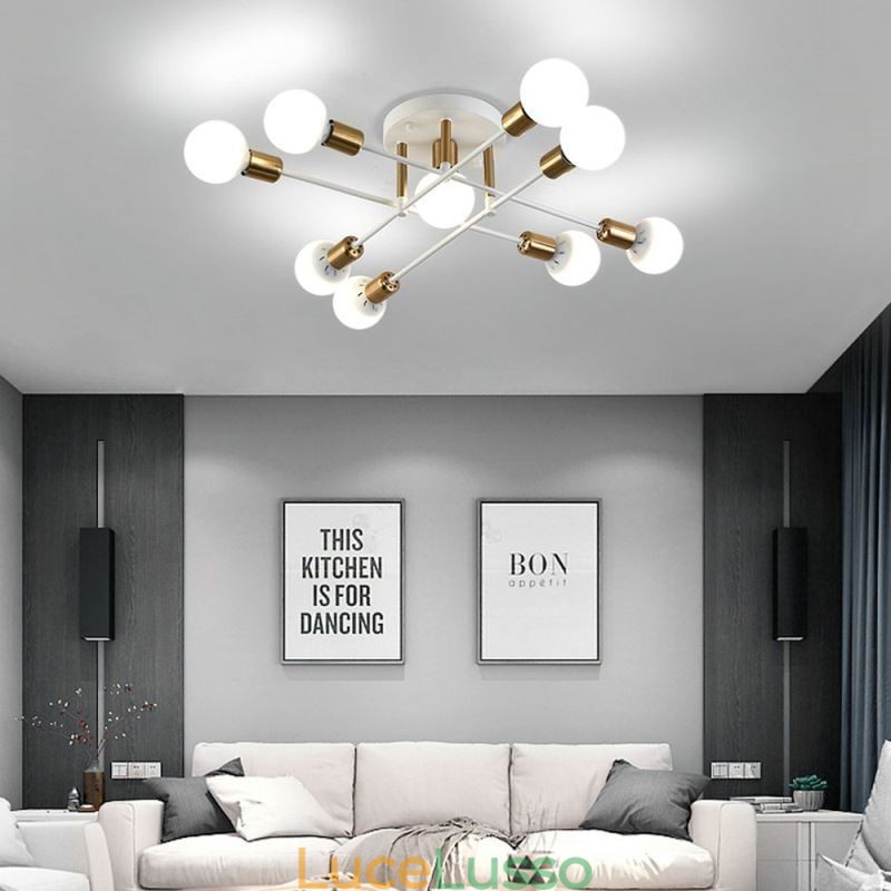 Semplice lampada da soffitto a filo con incrocio Magic Beans