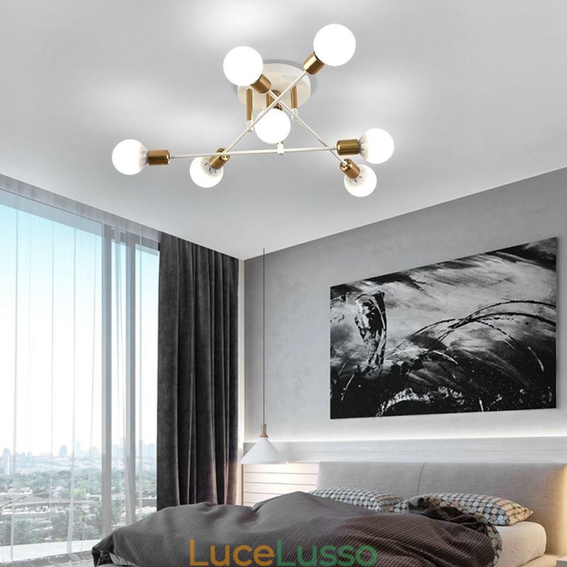 Semplice lampada da soffitto a filo con incrocio Magic Beans