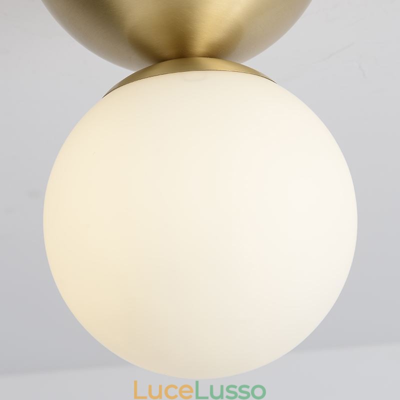 Lampada da soffitto a filo in ottone nordico Mini Illuminazione per atrio