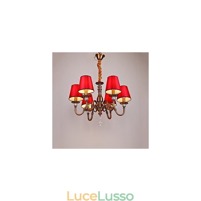 Lampadario moderno contemporaneo in metallo