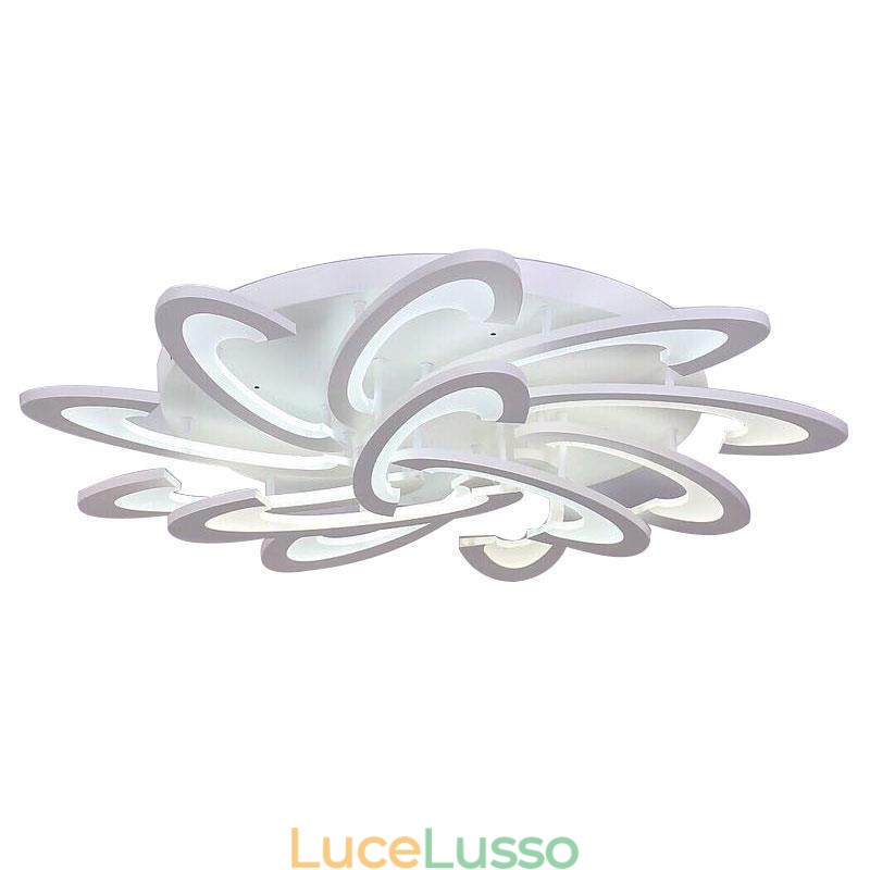 Moderna semplice plafoniera a vento in acrilico a filo