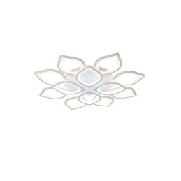 Moderna semplice plafoniera a petalo in acrilico con montaggio a filo