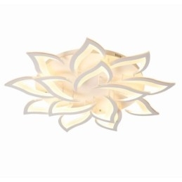 Moderna semplice plafoniera a forma di girasole in acrilico da montare a filo