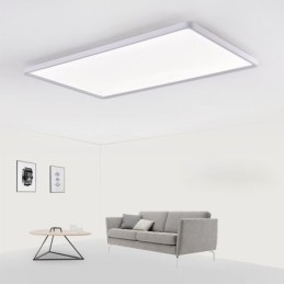 Pannello luminoso nordico da soffitto bianco super sottile da montare a filo