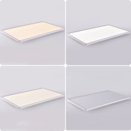 Pannello luminoso nordico da soffitto bianco super sottile da montare a filo