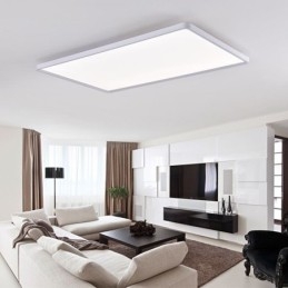 Pannello luminoso nordico da soffitto bianco super sottile da montare a filo