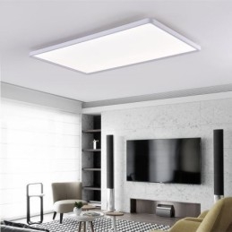 Pannello luminoso nordico da soffitto bianco super sottile da montare a filo