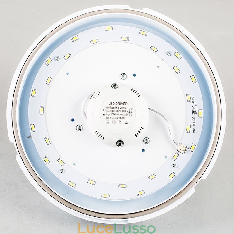 Lampada da soffitto rotonda a filo creativa Illuminazione per la casa Luce