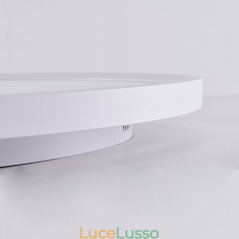Lampada da soffitto rotonda nordica a filo super sottile in alluminio, lampada rotonda, illuminazione