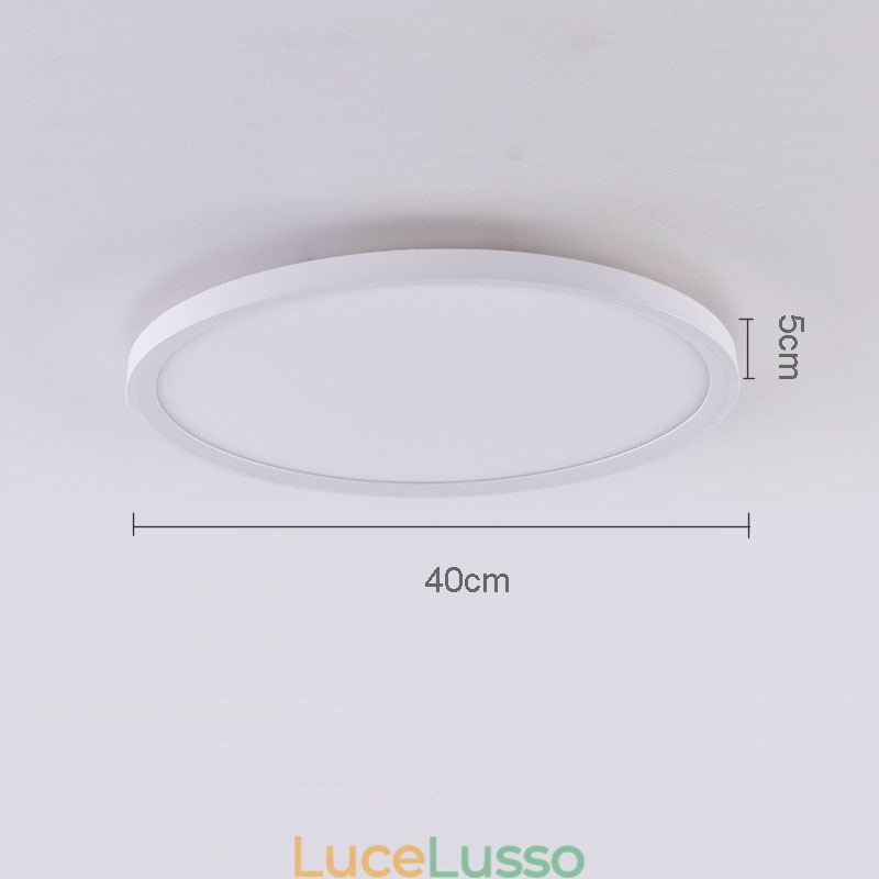 Lampada da soffitto rotonda nordica a filo super sottile in alluminio, lampada rotonda, illuminazione