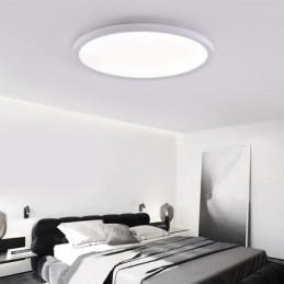 Lampada da soffitto rotonda nordica a filo super sottile in alluminio, lampada rotonda, illuminazione