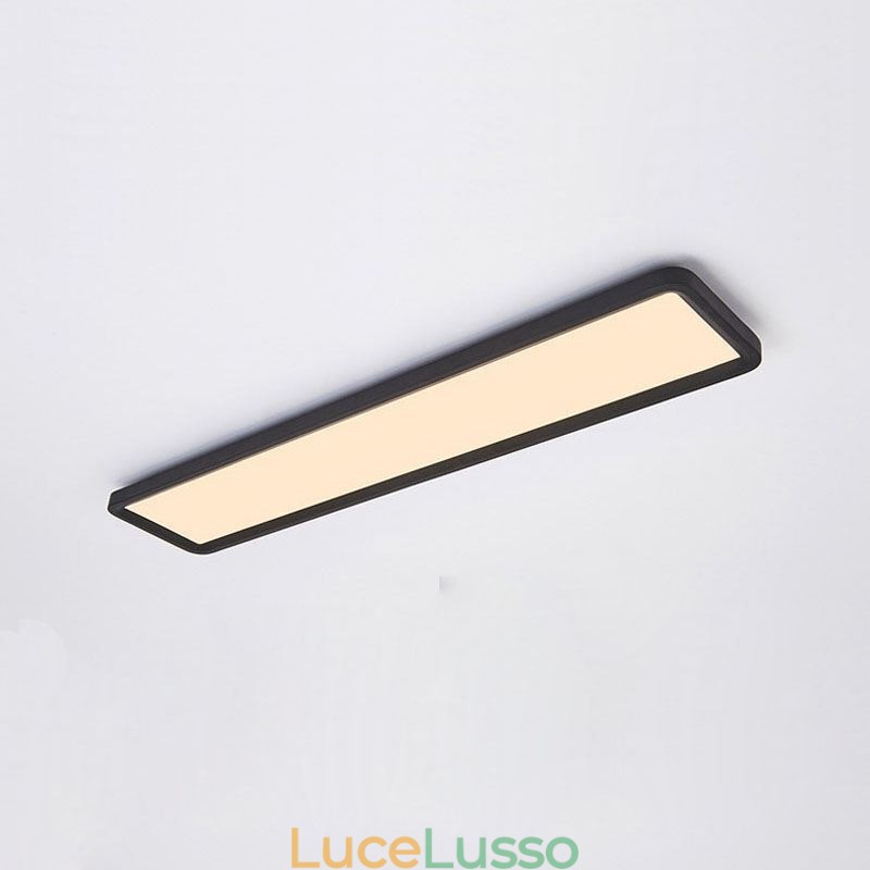 Pannello Montaggio a filo Nordico Super Sottile Rettangolo Plafoniera Illuminazione per la casa Luce