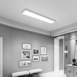Pannello Montaggio a filo Nordico Super Sottile Rettangolo Plafoniera Illuminazione per la casa Luce