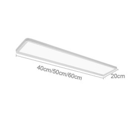 Pannello Montaggio a filo Nordico Super Sottile Rettangolo Plafoniera Illuminazione per la casa Luce