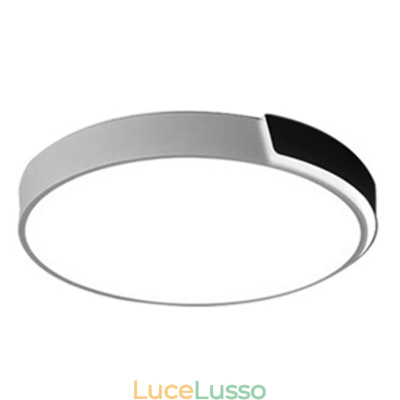 Moderna lampada da soffitto circolare a filo semplice