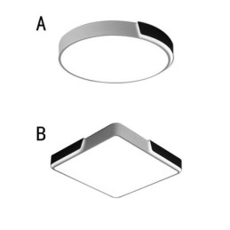 Moderna lampada da soffitto circolare a filo semplice