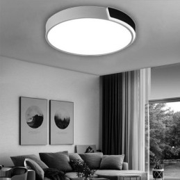 Moderna lampada da soffitto circolare a filo semplice