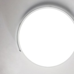 Moderna lampada da soffitto circolare a filo semplice