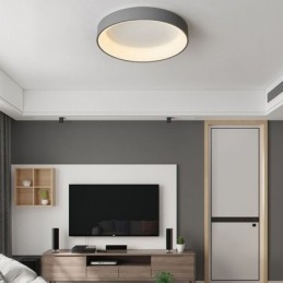 Lampada da soffitto rotonda moderna a filo, a risparmio energetico