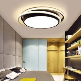 Lampada da soffitto moderna semplice da montare a filo con cornice quadrata geometrica