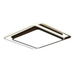 Lampada da soffitto moderna semplice da montare a filo con cornice quadrata geometrica