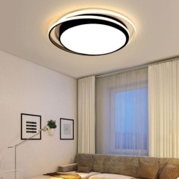 Lampada da soffitto moderna semplice da montare a filo con cornice quadrata geometrica