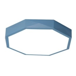 Lampada da soffitto moderna con design esagonale speciale a montaggio a filo, lampada ultra sottile