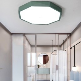 Lampada da soffitto moderna con design esagonale speciale a montaggio a filo, lampada ultra sottile