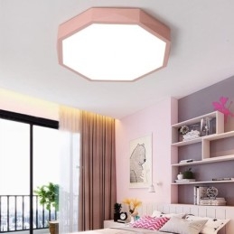 Lampada da soffitto moderna con design esagonale speciale a montaggio a filo, lampada ultra sottile