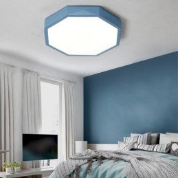 Lampada da soffitto moderna con design esagonale speciale a montaggio a filo, lampada ultra sottile