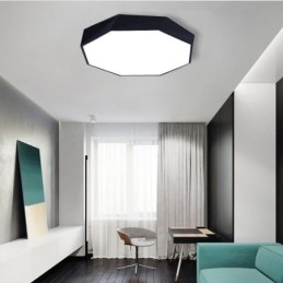 Lampada da soffitto moderna con design ottagonale speciale a montaggio a filo, lampada ultra sottile