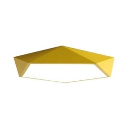 Moderna plafoniera a filo con design a diamante, ultra sottile, per illuminazione domestica