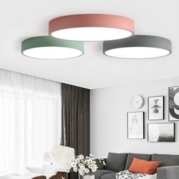 Moderna plafoniera rotonda a filo ultra sottile per illuminazione domestica