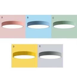 Moderna plafoniera rotonda a filo ultra sottile per illuminazione domestica
