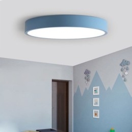 Moderna plafoniera rotonda a filo ultra sottile per illuminazione domestica