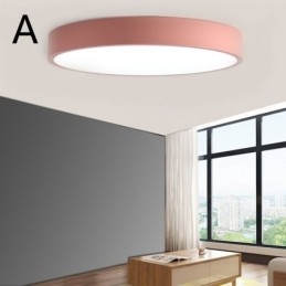 Lampada da soffitto ultra sottile da montare a filo contemporanea, lampada rotonda
