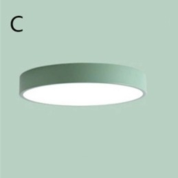 Lampada da soffitto ultra sottile da montare a filo contemporanea, lampada rotonda