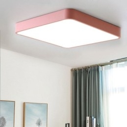 Lampada da soffitto a risparmio energetico con luce quadrata sottile da montare a filo