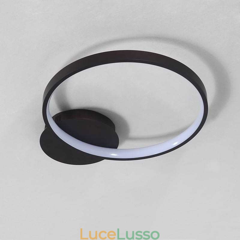 Lampada da soffitto circolare a filo in stile nordico