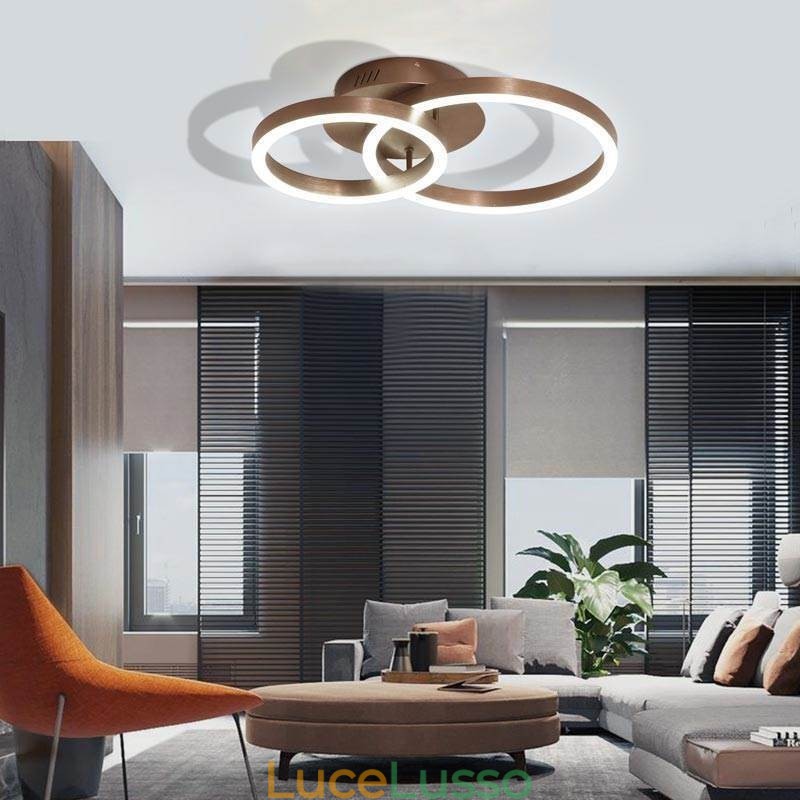 Moderna semplice montaggio a filo creativo lampada da soffitto luce di illuminazione calda