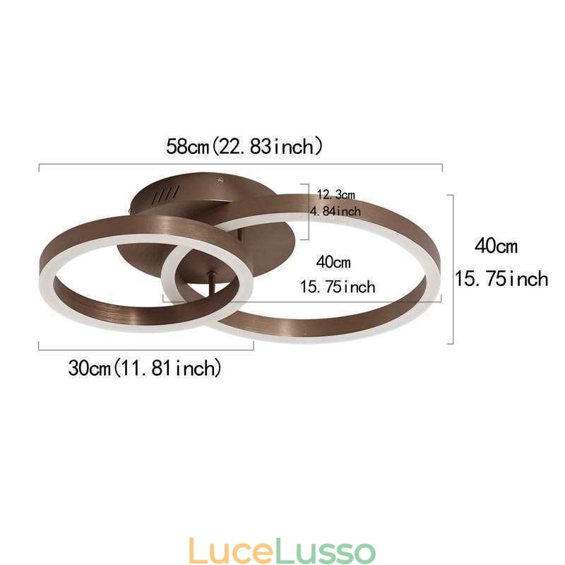 Moderna semplice montaggio a filo creativo lampada da soffitto luce di illuminazione calda