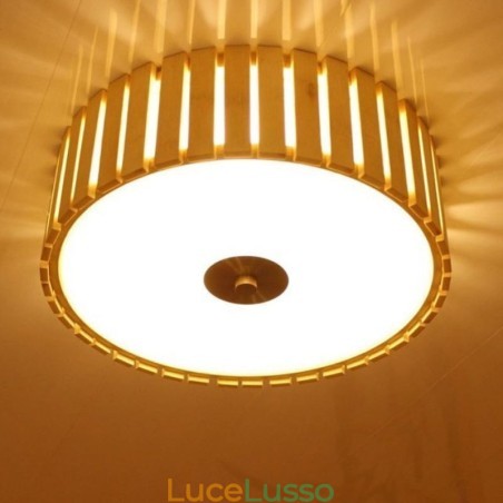 Grande lampada da soffitto creativa cinese a filo in bambù per bambini Grande lampada da soffitto creativa cinese a filo in bambù per bambini