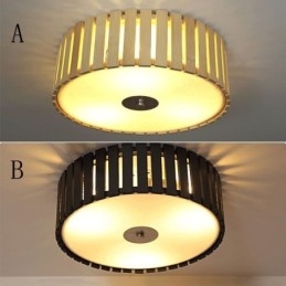 Grande lampada da soffitto creativa cinese a filo in bambù per bambini