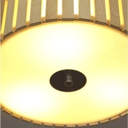 Grande lampada da soffitto creativa cinese a filo in bambù per bambini